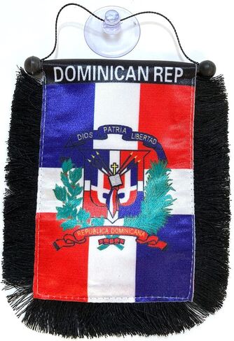 Dominican Republic car Flag in Saudi Arabia
