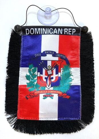 Dominican Republic car Flag in Saudi Arabia