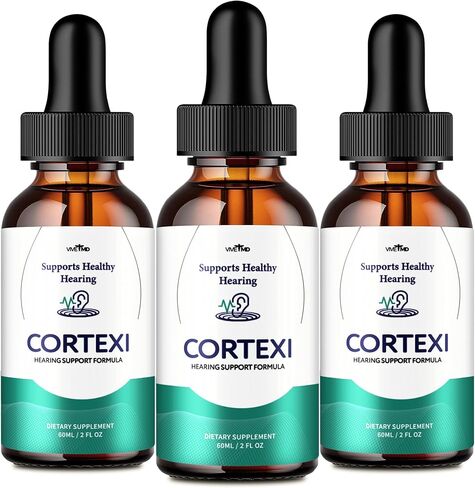 Cortexi طنين العلاج Cortexi قطرات الأذن لطنين الأذن Cortexi طنين العلاج مراجعات تخفيف طنين الأذن لرنين الأذن قطرة تهدئة الأذن رنين الإغاثة Cortexi مراجعات (3 حزمة) in Saudi Arabia