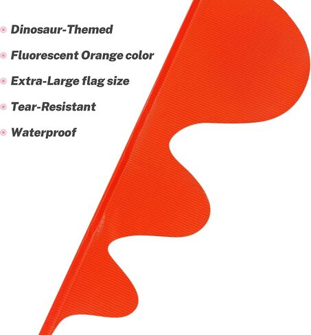 TRICEPLAY Dinosaur Bike/trike safety flags - High visibility, bike flag, Kid bike safety flag, Bike trailer flag, Bike visibility flag in Kuwait