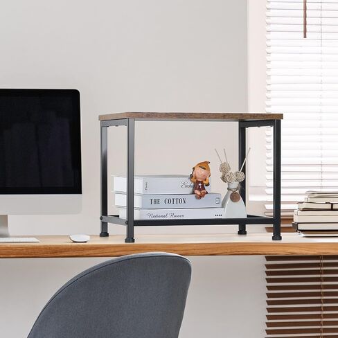 Printer Cart White Printer Stand Rack with Wheels Under Desk Printer Table with Storage 2 Tier Rolling Printer Holder for Desk Shelf Organizer for Scanner Fax Machine Home Printers Holder in Saudi Arabia