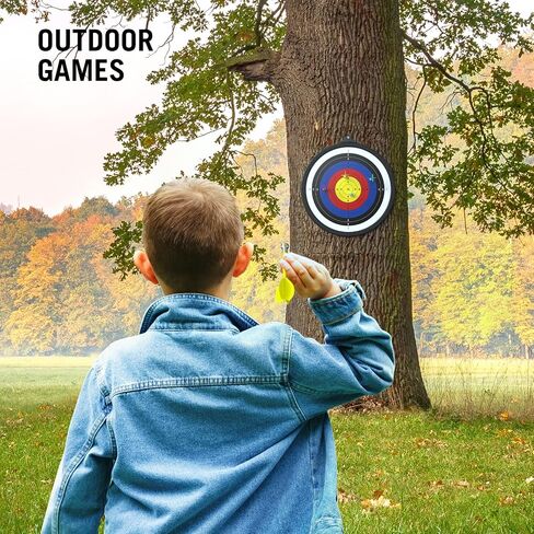 Magnetic Dart Board with Magnetic Darts Kids Adult Safe Dart Board Set for Boys Girls Easy Hanging Classic Dart Board Toys Indoor Outdoors Party Games in Saudi Arabia