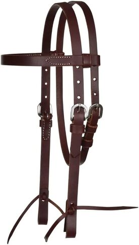 Tack Shack of Ocala- Reinsman Circle Y Pony Classic Browband Headstall، Pony Headstall، Latigo Headstall، Pony Bridle، Leather Pony Headstall، Leather Headstall، Western Headstall، Headstall for Pony in Kuwait