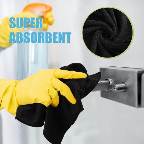 Nuenen 120 قطعة من قماش التنظيف المصنوع من الألياف الدقيقة للسيارات مقاس 15.75 × 15.75 بوصة، مناشف سيارة فائقة الامتصاص للتجفيف ومستلزمات تنظيف السيارات القابلة لإعادة الاستخدام، منشفة من الألياف الدقيقة لنافذة المطبخ والمنزل (أرجواني) in Kuwait