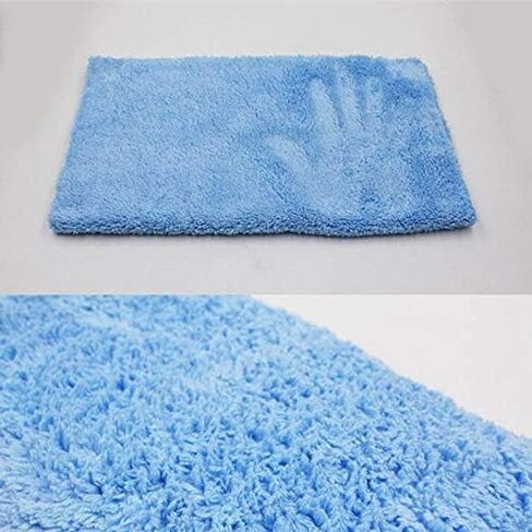 Edgeless Microfiber Towel Car Drying Wash Buffing 6Pack 16"x16" Ultra Plush 450gsm Detailing Cloth (Gray) in Kuwait