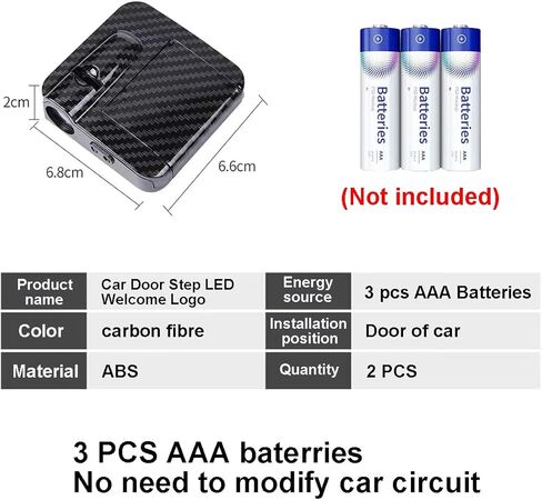 أضواء باب السيارة شعار العارض 2PCS سيارة لاسلكية باب ترحيب الضوء، أضواء باب السيارة شعار أضواء الخطوة أضواء الظل متوافق مع فورد موستانج برونكو جميع نماذج السيارات (الحصان الأزرق) in Kuwait