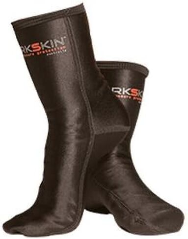 جوارب حرارية مقاومة للبرد من جلد القرش للغوص والغطس وما إلى ذلك (متوسط ​​(رجال 6-7/سيدات 8-9)) in Kuwait