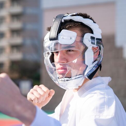 أغطية رأس قناع الكاراتيه من كيداو، أغطية رأس احترافية للفنون القتالية، محيط رأس قابل للتعديل، أغطية رأس كاراتيه سبارنج، حماية لجميع الأعمار in Kuwait