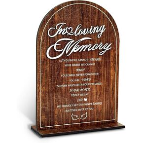Wooden Wedding Guestbook Sign - Rustic Wedding Signs with Stand for Ceremony & Reception, Please Sign Our Guestbook Sign, Wedding Day Essentials, Guest Sign in Book Decorative Wooden Plaque