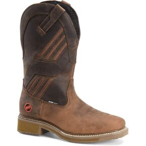 Double-H Boots Men's DH5354 Equalizer Comp Toe Brown 13 D