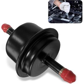 1 PC Automotive Transmission Filter Oil Filter Element, 4.78" x 2.83" Integrated Design In-line Transmission Filter Element, OEM Part No. 25430-PLR-003, Compatible with Honda (Black)