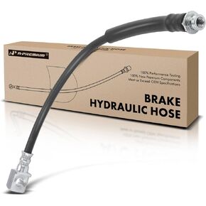 A-Premium Front Driver or Passenger Brake Hydraulic Hose Compatible with Select Chevy Models - Cobalt 2008-2010, HHR 2008-2010 - Replace# 15939642