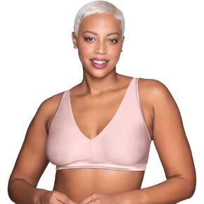 Vanity Fair Womens Illumination Wireless Bralette, S, Sheer Quartz