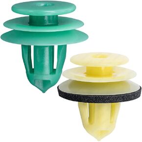 Rexka 15 Sets Pillar Garnish Door Trim Panel Retainer Clips Kit for Honda Acura 91560-SZW-003 91560-SZW-J01 - Multipurpose - Headliner Door Window Pillar Trunk