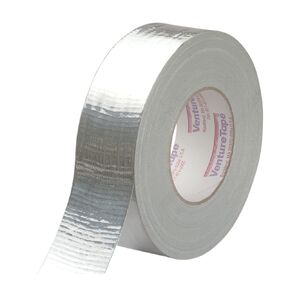 Venture Tape 3M Venture Tape Metallized Cloth Duct Tape 1502, Silver, 72 mm x 55 m (2.83 in x 60.1 yd), 16 per case