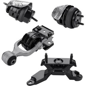 JDMON 4Pcs Engine Motor & Transmission Mount Kit Replacement for 2012-2013 Chevrolet Impala 3.6L AutoTrans Compatible with A5718 / EM4114 / A5712 / EM4220 / A5651 / EM4115 A5625 / EM4116