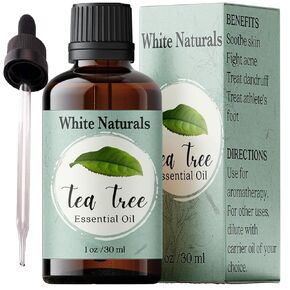 Tea Tree Essential Oil for Clear Skin 1oz (30ml) - Pure and Natural, Therapeutic Grade Organic Tea Tree Oil - Steam Distilled, Perfect for DIY Soap Making, Diffuser, Skin, Hair and Aromatherapy