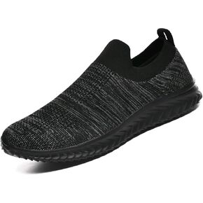Mens Walking Shoes Tennis Shoes Men Slip On Gym Shoes Laceless Sneakers Lightweight Breathable Running Shoes Casual Sneakers