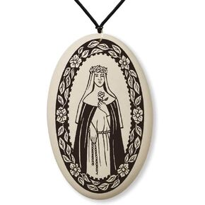 Saint Rose of Lima Medal on Braided Cord | Patron of Florists, The Latin Americas, and of The Resolution of Family quarrels