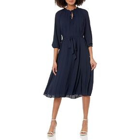 Nanette Nanette Lepore Women's Pleated Dress with Tie String