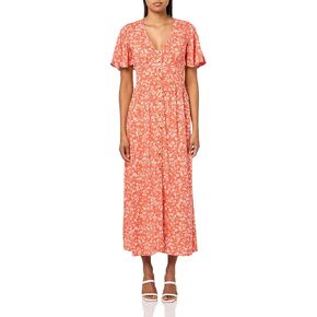 Billabong Women's Floral Dreamer V-Neck Maxi Dress