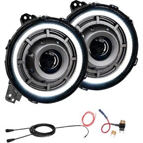 ORACLE Lighting Oculus™ Bi-LED Projector Headlights for Jeep JL/JT - Graphite Metallic 5839-504-PAU