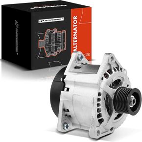 A-Premium Alternator Compatible with Land Rover Range Rover 1995-1998, Discovery 1996-1998, Defender 90 1997, 12V 120Amp CW 7-Groove Pulley, Replace# LRB00283, 63321353