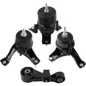 Engine Motor Mount & Transmission Mount Torque Strut Mount Set of 4 Fit for Toyota Camry 2010-2011 L4 2.5L Automatic Transmission Engine Motor Trans Mount Set#A62009, A4295, A62062, A4288