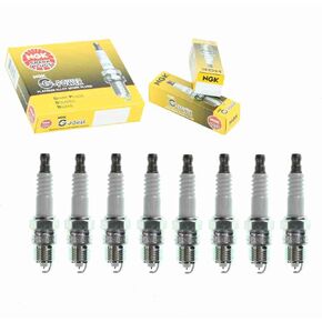 8 pc NGK G-Power Spark Plugs compatible with GMC C1500 5.0L 5.7L V8 1984-1995