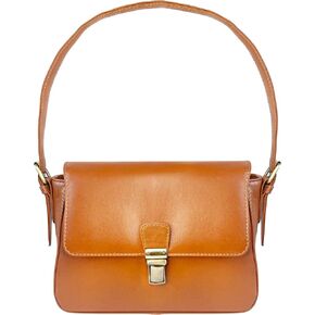 Women's Leather Evening Shoulder Bag - Vintage Clutch Hobo Tote Purse - Trendy Ladies Handbag for Party, Wedding