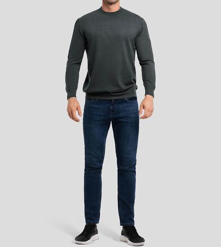 Fioboc GentleKnit Crew Neck Sweater S-4XL in Kuwait