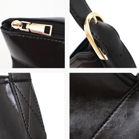 JI YA LI Simple Fashion Tote2 Purse Bag For Women Vintage Handbags Shoulder Bags Hobo Bags Soft Purse and Handbags Set in Saudi Arabia