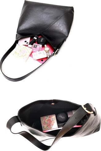 JI YA LI Simple Fashion Tote2 Purse Bag For Women Vintage Handbags Shoulder Bags Hobo Bags Soft Purse and Handbags Set in Saudi Arabia