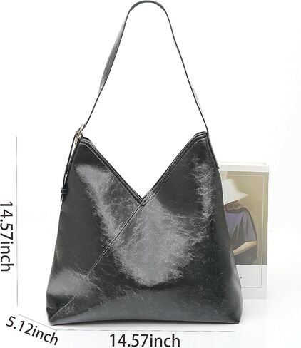 JI YA LI Simple Fashion Tote2 Purse Bag For Women Vintage Handbags Shoulder Bags Hobo Bags Soft Purse and Handbags Set in Saudi Arabia