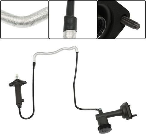 WFLNHB Clutch Master and Slave Cylinder Assembly Replacement for Wrangler 2.5L 4.0L 2000-2002 CC649041 in Saudi Arabia
