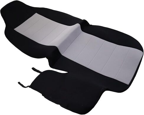 Kohnk Front Car Seat Covers for 2004-2012 Ford Ranger, Front High Back 60/40 Split Bench Seat Covers with Molded Headrests for Ford Ranger 2004 2005 2006 2007 2008 2009 2010 2011 2012 Dark Grey in Kuwait