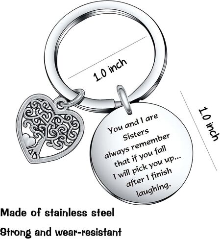 De&ai Sister Present Christmas Gift for Best Friend Jewelry for Sister Gift friendship Jewelry BFF jewelry Appreciation gift Bestie Jewelry Sister Birthday Gift Sister in Law Jewelry in Saudi Arabia