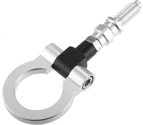 X AUTOHAUX Red Aluminum Alloy Front Bumper Towing Eye Tow Hook for Car Auto Tow Hook Kit in Saudi Arabia