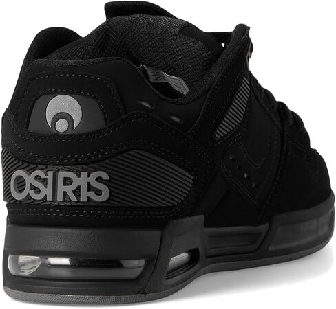 Osiris Men's Peril Skate Shoe, Black/Black/Grey, 11 in Saudi Arabia