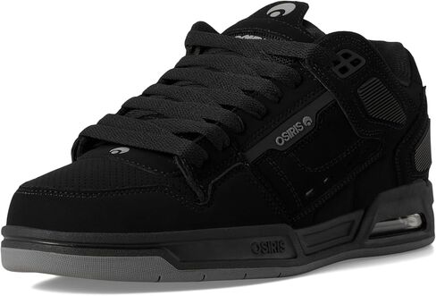 Osiris Men's Peril Skate Shoe, Black/Black/Grey, 11 in Saudi Arabia