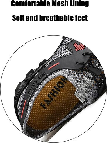 KCTRFSJ Men's Portable Tied Orthopedic Hiking Quick-drying Sneakers,Summer Mesh Breathable Lightweight Outdoor Trail Running Wading Shoes Non-Slip Walking Shoes in Saudi Arabia