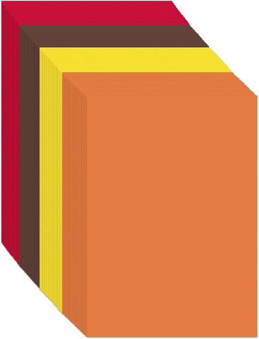75 Pieces Halloween Cardstock Thick Paper, Black Orange Dark Purple Yellow Green Cardstock Paper Card Stock for Halloween Card Making Arts Crafts Invitations Greeting Gift Tags in Saudi Arabia