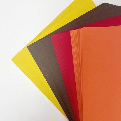 75 Pieces Halloween Cardstock Thick Paper, Black Orange Dark Purple Yellow Green Cardstock Paper Card Stock for Halloween Card Making Arts Crafts Invitations Greeting Gift Tags in Saudi Arabia