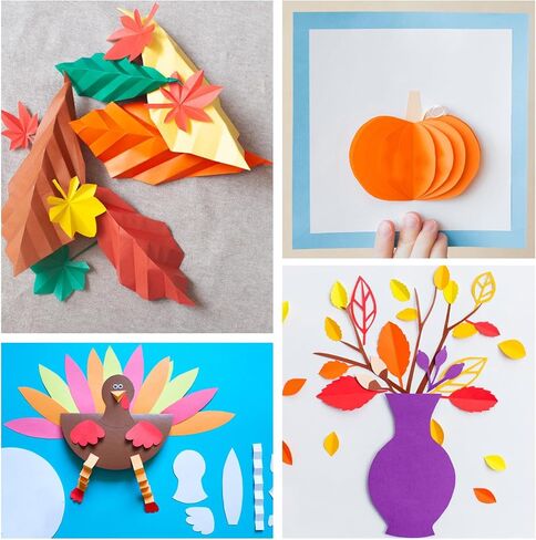 75 Pieces Halloween Cardstock Thick Paper, Black Orange Dark Purple Yellow Green Cardstock Paper Card Stock for Halloween Card Making Arts Crafts Invitations Greeting Gift Tags in Saudi Arabia