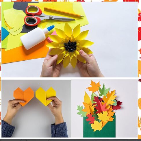 75 Pieces Halloween Cardstock Thick Paper, Black Orange Dark Purple Yellow Green Cardstock Paper Card Stock for Halloween Card Making Arts Crafts Invitations Greeting Gift Tags in Saudi Arabia