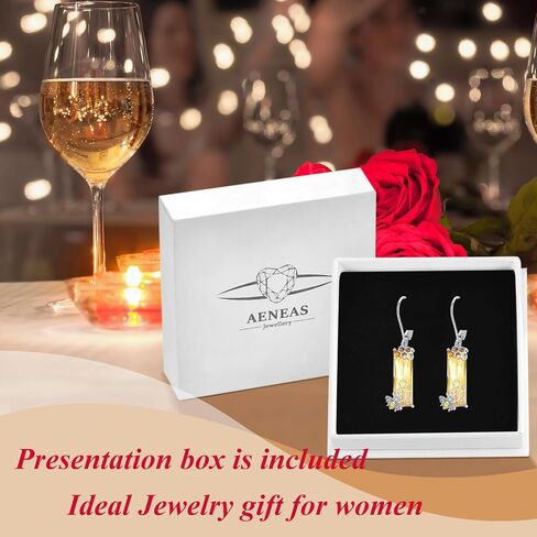 Bee Earrings Dangle Drop Leverback Sterling Silver Crystal Earrings Women Jewelry Hoop Dangly Earrings for Mother's Day Birthday Christmas in Kuwait
