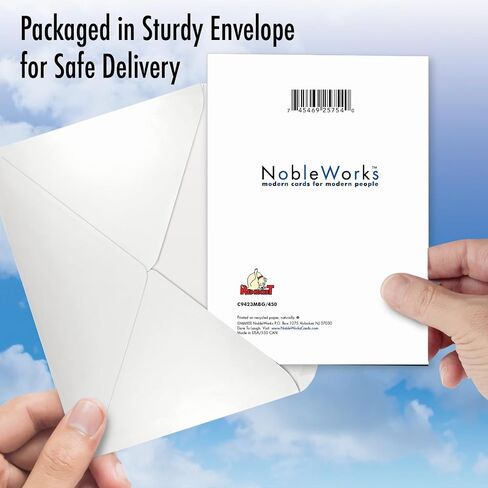 NobleWorks - 80th Happy Birthday Card Funny - 80 Year Old Celebration, Milestone Humor Card for Grandparents, Parents - In Celsius 80 C9351MBG in Saudi Arabia