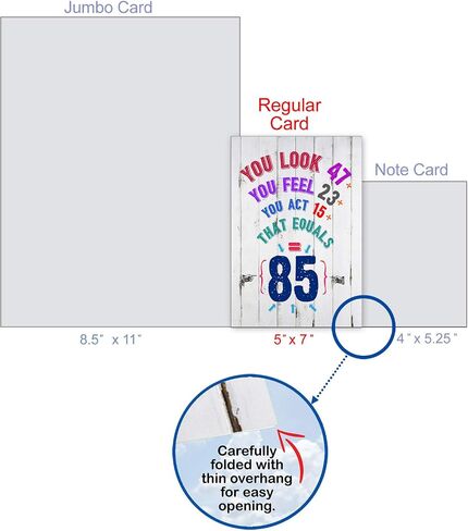 NobleWorks - 80th Happy Birthday Card Funny - 80 Year Old Celebration, Milestone Humor Card for Grandparents, Parents - In Celsius 80 C9351MBG in Saudi Arabia