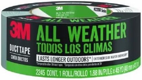 3M All Weather Duct Tape 2540, 1.88 in x 40 yd (48 mm x 36.5 m), 12 rls/cs in Saudi Arabia