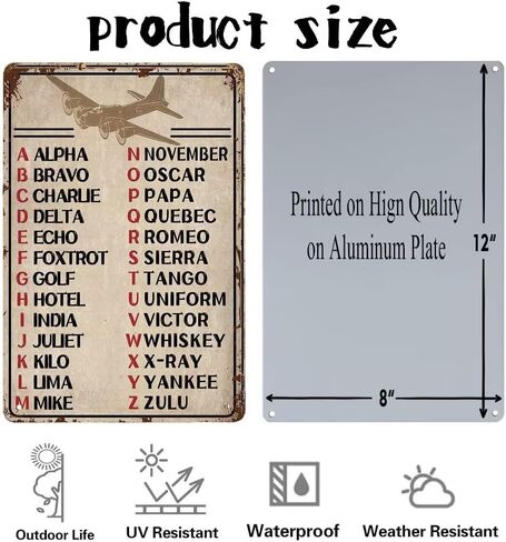 Powder Room Decor - Farmhouse Accessories - Rustic Sign - Wall Art, Bathroom Door Sign - Housewarming Gifts - 12x8 inch Tin Sign in Saudi Arabia